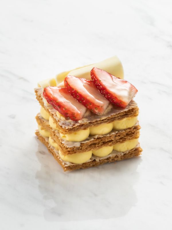 No added Sugar Strawberry Mille Feuille (No added Sugar)