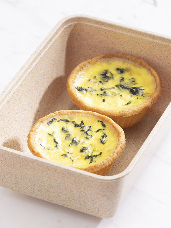 Spinach and Cheese Quiche