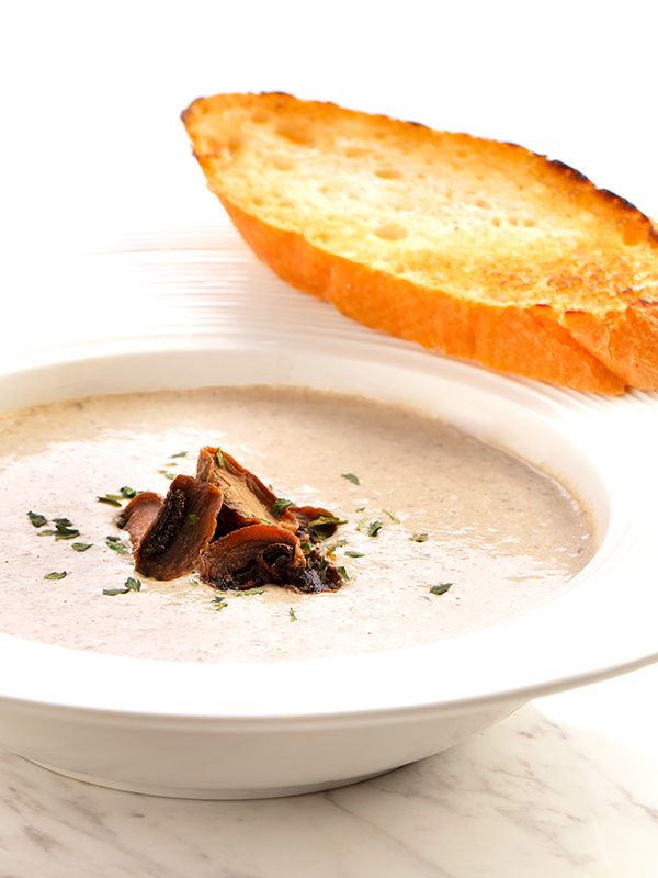 Wild Mushroom with Black Truffle Soup (V)