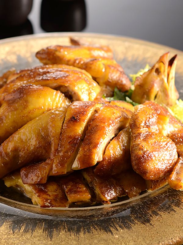 Chicken, Rock Salt, Sesame, Baked (Half)