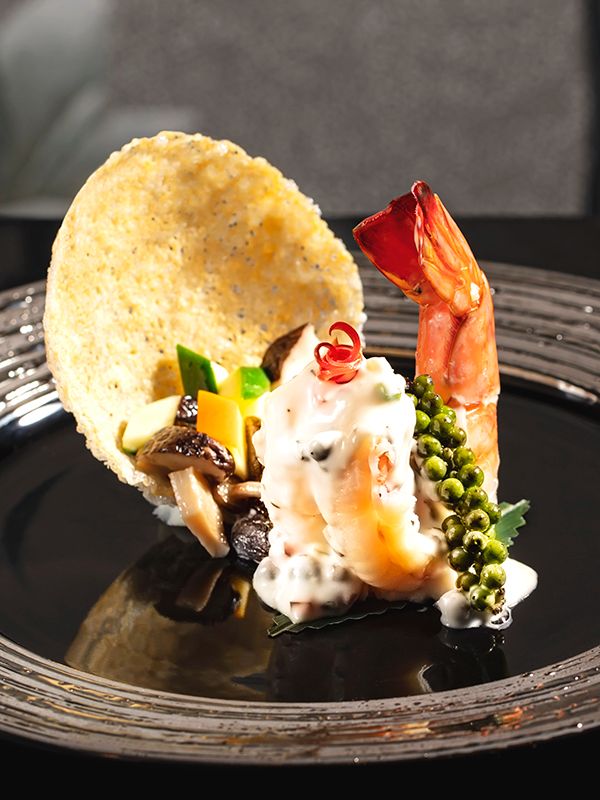 Jumbo Tiger Prawn, Cream Peppercorn Sauce, Sauteed