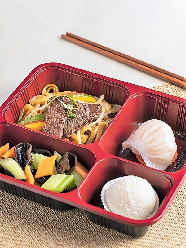 Stir-fried Beef Udon / Celery and Mushroom / Shrimp Dumplig / Glutinous Rice Dumpling