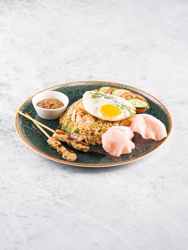 Nasi goreng with Chicken Satay