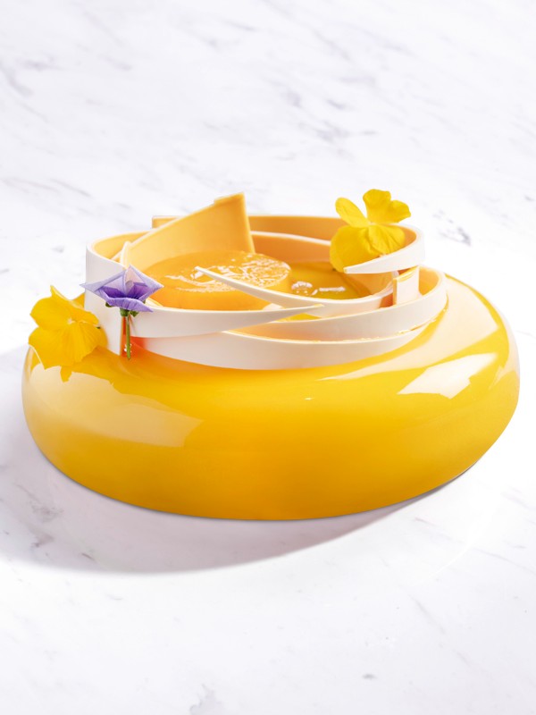 Mango Passion Mousse Cake (1lb)